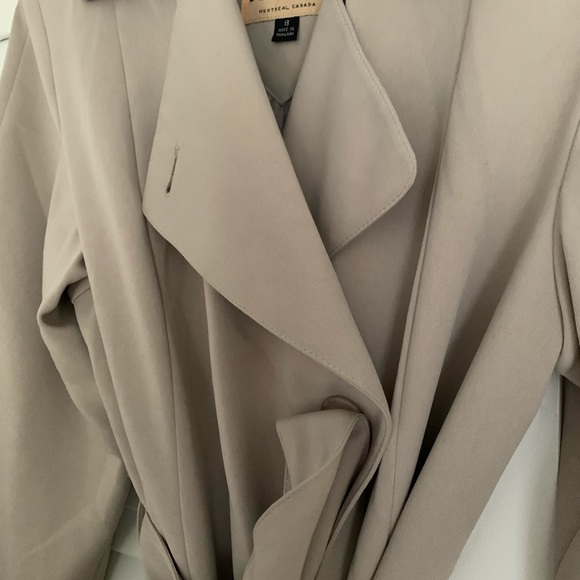 Montreal design flow drape double breast trench - Picture 3 of 8